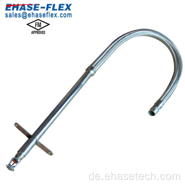 FM Edelstahl Fire Drop Flexibler Sprinklerschlauch